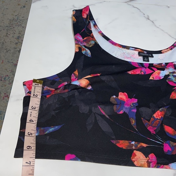 Torrid size 2 (US size 2X) Crop Tank Top Floral Print - Picture 7 of 16